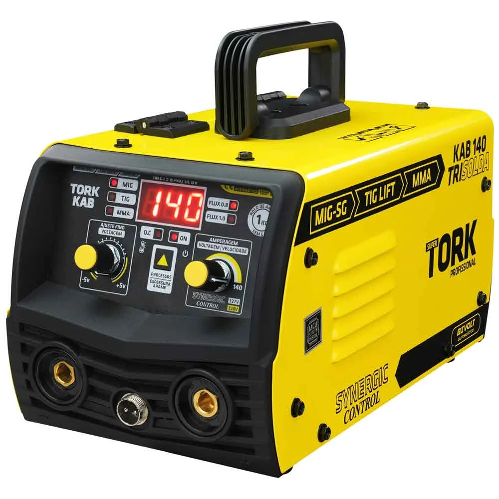 Inversor Mig Sem Gas 140a +Tig/Eletrico Bivolt Tork